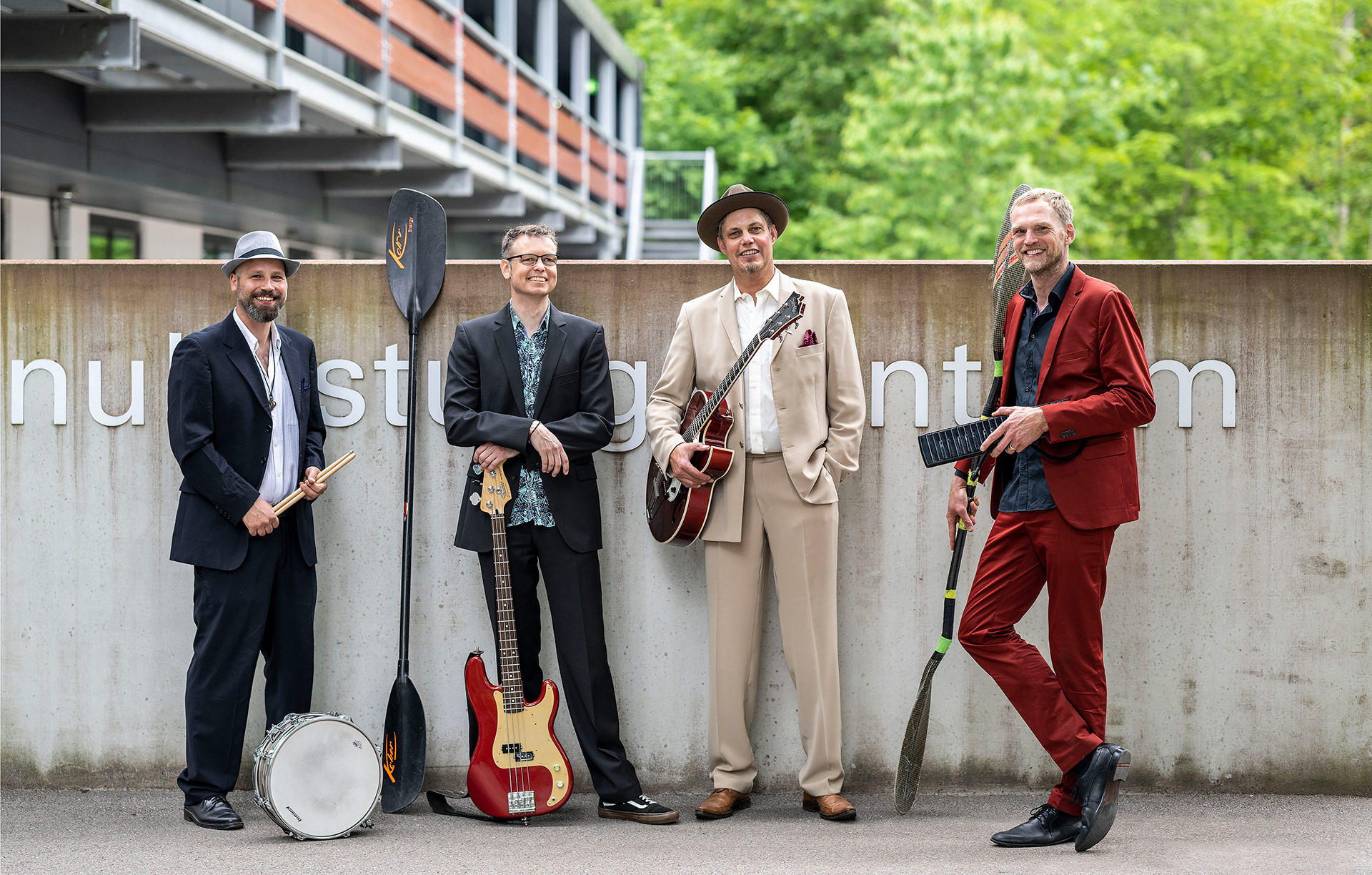 Ice Channels Drifters Augsburg Kajak Paddel Band Pop Rock Country Party Paddlerband